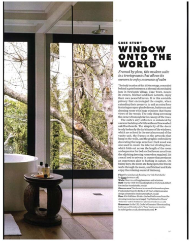 Ecora Oak Portobello in Elle Deco - "Window onto the World" Article